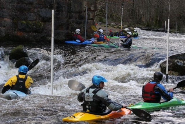  Recorrido de kayak Slalom 